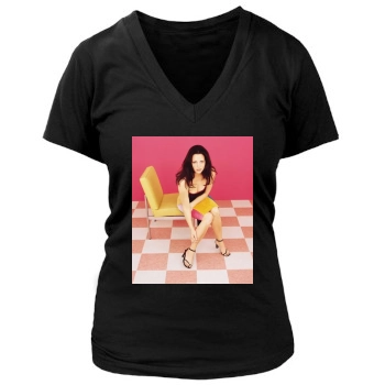 Sara Evans Women's Deep V-Neck TShirt