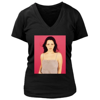 Sara Evans Women's Deep V-Neck TShirt