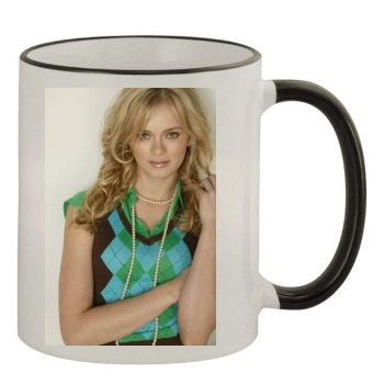 Sara Paxton 11oz Colored Rim & Handle Mug