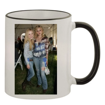 Sara Paxton 11oz Colored Rim & Handle Mug