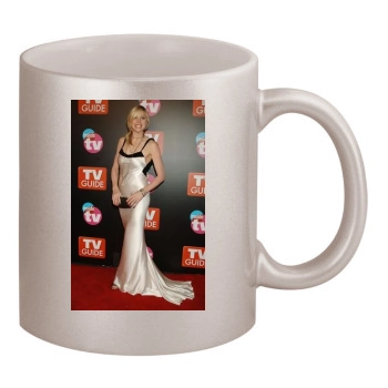 Sarah Chalke 11oz Metallic Silver Mug