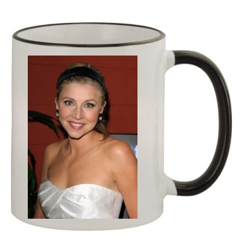 Sarah Chalke 11oz Colored Rim & Handle Mug