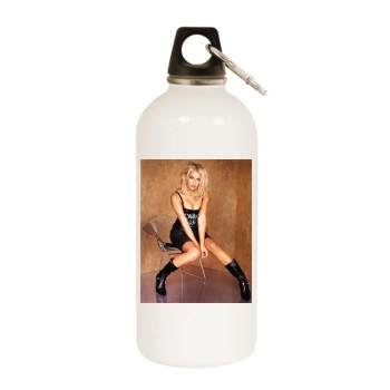 Sarah Connor White Water Bottle With Carabiner