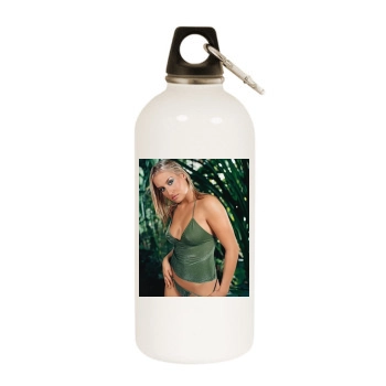 Sarah Connor White Water Bottle With Carabiner