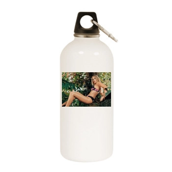 Sarah Connor White Water Bottle With Carabiner