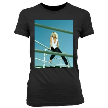 Sarah Harding Women's Junior Cut Crewneck T-Shirt