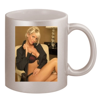 Sarah Harding 11oz Metallic Silver Mug