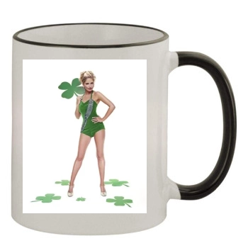 Sarah Michelle Gellar 11oz Colored Rim & Handle Mug