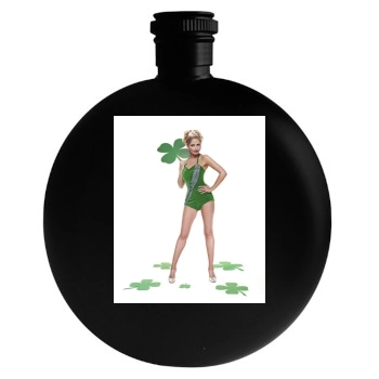 Sarah Michelle Gellar Round Flask