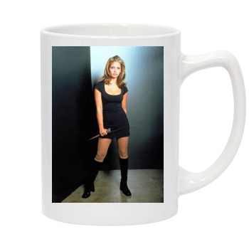 Sarah Michelle Gellar 14oz White Statesman Mug