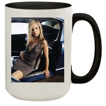 Sarah Michelle Gellar 15oz Colored Inner & Handle Mug