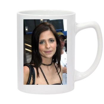 Sarah Michelle Gellar 14oz White Statesman Mug