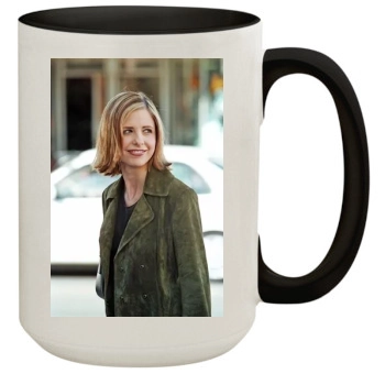 Sarah Michelle Gellar 15oz Colored Inner & Handle Mug