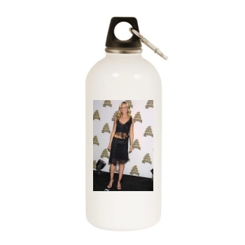 Sarah Michelle Gellar White Water Bottle With Carabiner