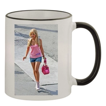 Sarah Michelle Gellar 11oz Colored Rim & Handle Mug