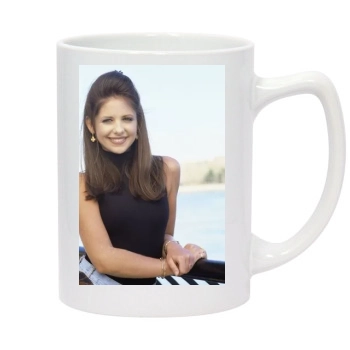 Sarah Michelle Gellar 14oz White Statesman Mug