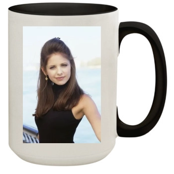 Sarah Michelle Gellar 15oz Colored Inner & Handle Mug