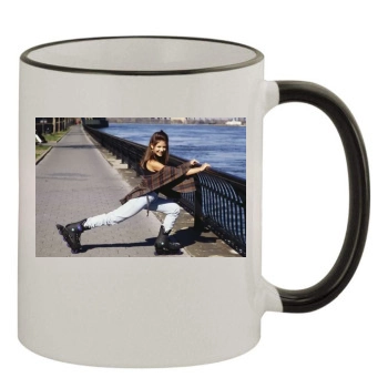 Sarah Michelle Gellar 11oz Colored Rim & Handle Mug