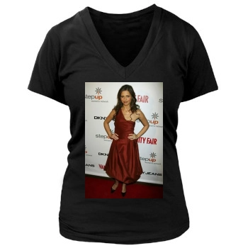 Sarah Michelle Gellar Women's Deep V-Neck TShirt