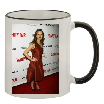 Sarah Michelle Gellar 11oz Colored Rim & Handle Mug