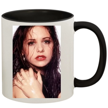 Sarah Michelle Gellar 11oz Colored Inner & Handle Mug