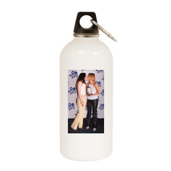 Sarah Michelle Gellar White Water Bottle With Carabiner