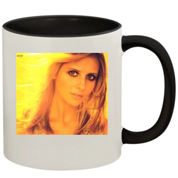 Sarah Michelle Gellar 11oz Colored Inner & Handle Mug