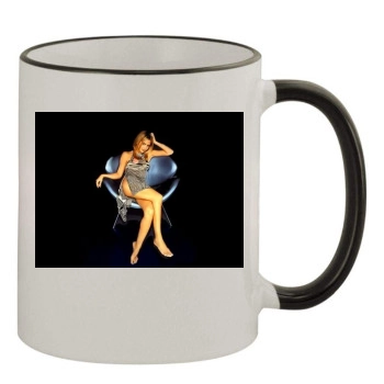 Sarah Michelle Gellar 11oz Colored Rim & Handle Mug