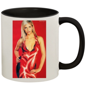 Sarah Michelle Gellar 11oz Colored Inner & Handle Mug