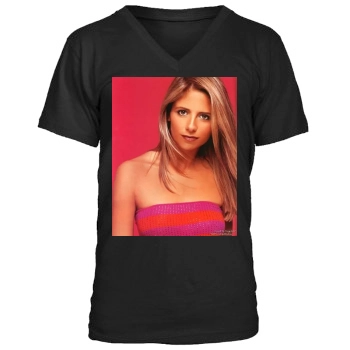 Sarah Michelle Gellar Men's V-Neck T-Shirt