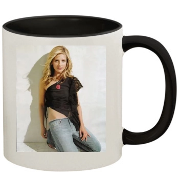 Sarah Michelle Gellar 11oz Colored Inner & Handle Mug