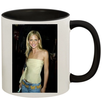 Sarah Michelle Gellar 11oz Colored Inner & Handle Mug