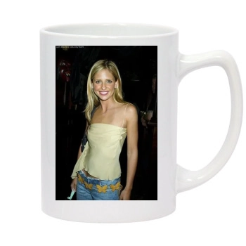 Sarah Michelle Gellar 14oz White Statesman Mug