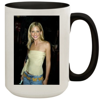 Sarah Michelle Gellar 15oz Colored Inner & Handle Mug