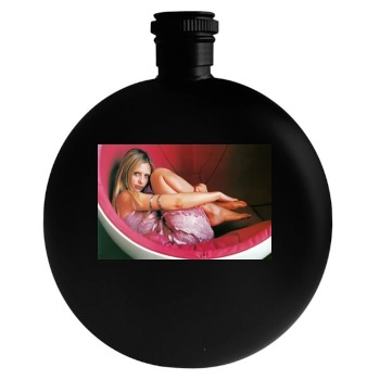 Sarah Michelle Gellar Round Flask