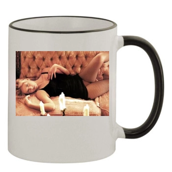 Sarah Michelle Gellar 11oz Colored Rim & Handle Mug