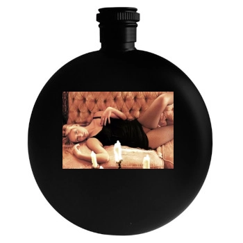 Sarah Michelle Gellar Round Flask