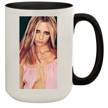 Sarah Michelle Gellar 15oz Colored Inner & Handle Mug