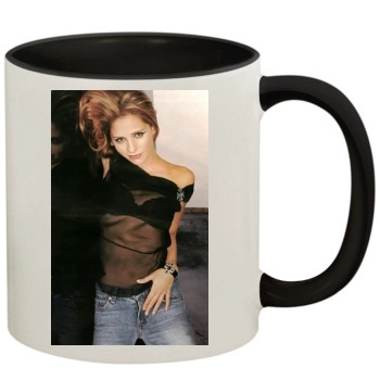 Sarah Michelle Gellar 11oz Colored Inner & Handle Mug