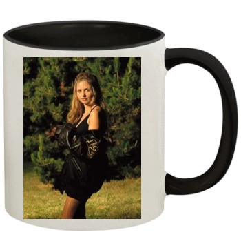 Sarah Michelle Gellar 11oz Colored Inner & Handle Mug