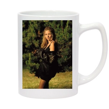 Sarah Michelle Gellar 14oz White Statesman Mug