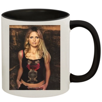 Sarah Michelle Gellar 11oz Colored Inner & Handle Mug