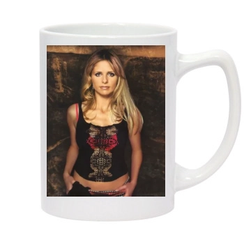 Sarah Michelle Gellar 14oz White Statesman Mug