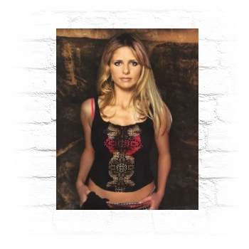 Sarah Michelle Gellar Metal Wall Art