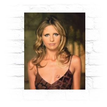 Sarah Michelle Gellar Metal Wall Art