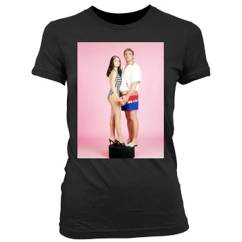 Sarah Michelle Gellar Women's Junior Cut Crewneck T-Shirt