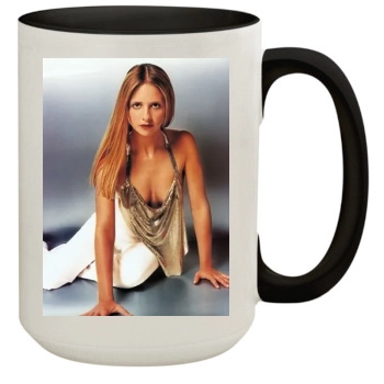 Sarah Michelle Gellar 15oz Colored Inner & Handle Mug