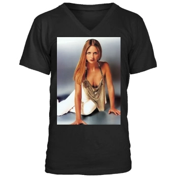 Sarah Michelle Gellar Men's V-Neck T-Shirt