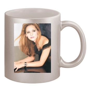 Sarah Michelle Gellar 11oz Metallic Silver Mug