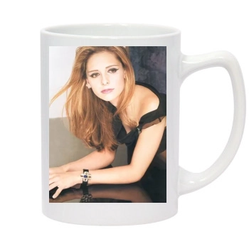 Sarah Michelle Gellar 14oz White Statesman Mug